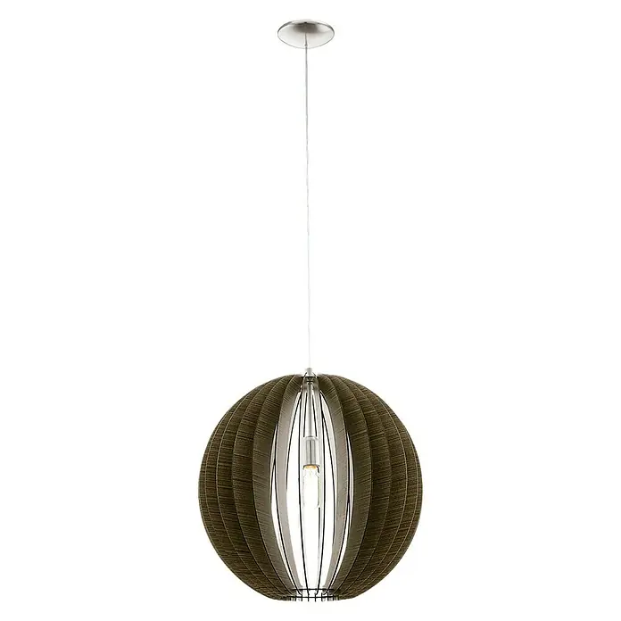 Eglo Lámpara colgante redonda Cossano - 60 W, Ø x Al: 500 mm x 150 cm, E27