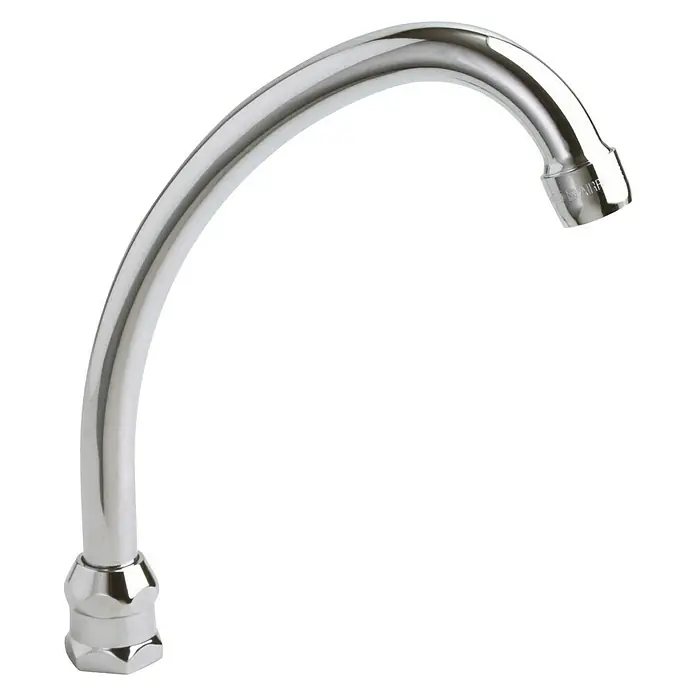 Caño sencillo para grifo de pedal - Largo: 19,5 cm