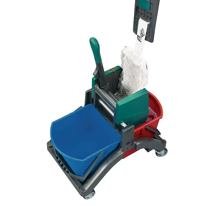 Leifheit Mopa profesional con Cinta de Fijación - 50 cm, 10 % poliproplineo (mopa atrapapolvo)