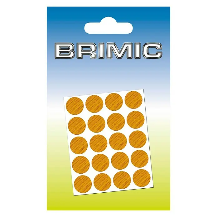 Micel Brimic Tapón embellecedor Roble - Diámetro: 13 mm, Pegado, 20 uds.
