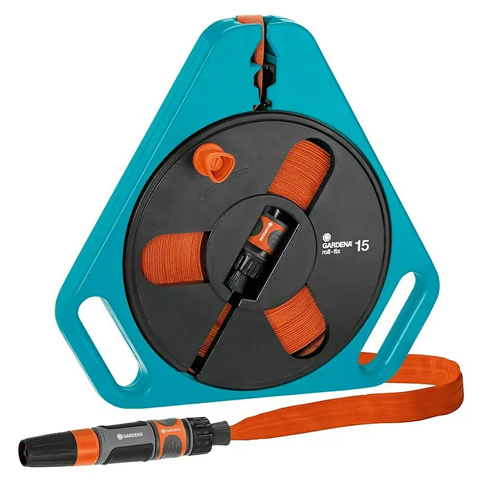 Gardena Slanghaspel Classic Roll-Fix - Kunststof, Slangcapaciteit: 15 m, 12 mm