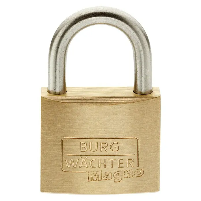 Burg-Wächter Candado Magno - 49,7 x 79,5 mm, 1 ud., Latón