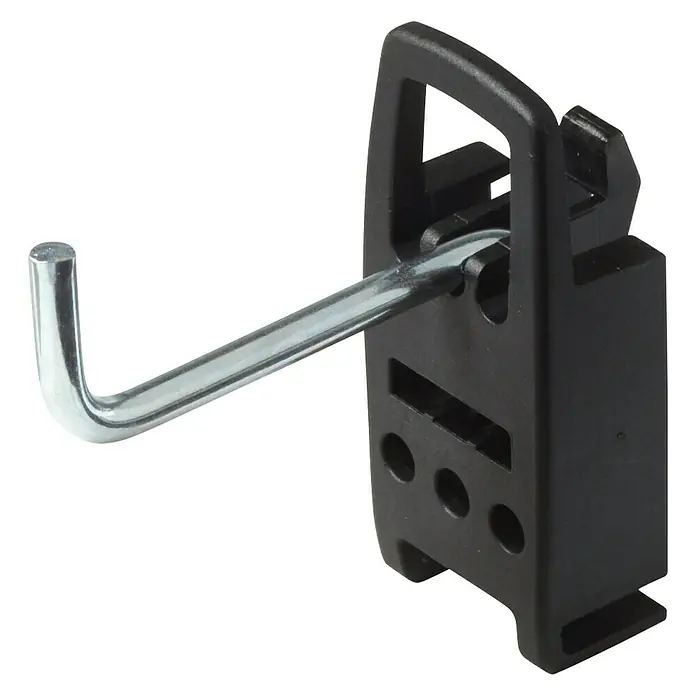 Gancho para panel perforado - Largo: 5 cm, 5 piezas