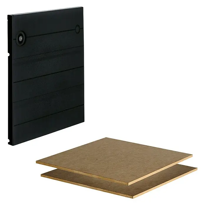 Wolfcraft Balda adicional y puerta - 3 piezas, Específico para: Bancos y mesas de trabajo Wolfcraft