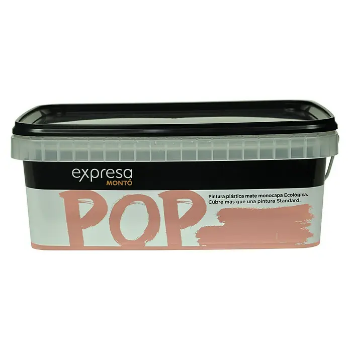 Montó Pop Pintura para paredes - Salmón intenso, 2,5 l, Mate