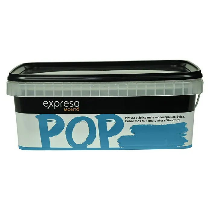 Montó Pop Pintura para paredes - Azul eléctrico, 2,5 l, Mate