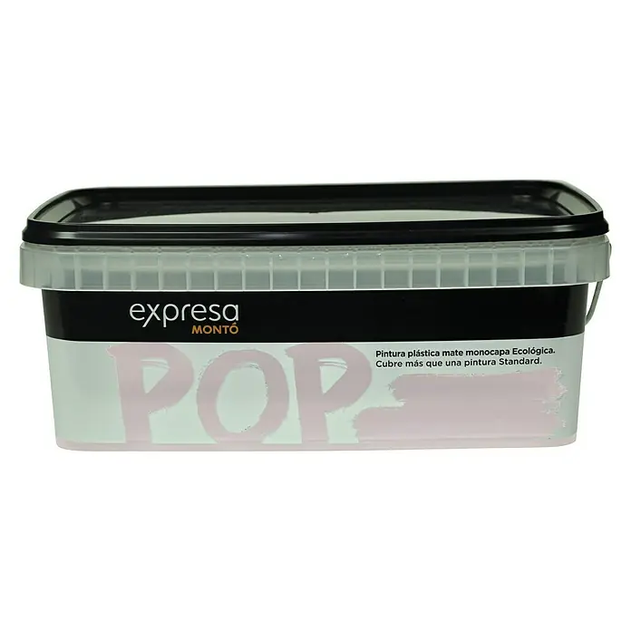Montó Pop Pintura para paredes - Rosa suave , 2,5 l, Mate