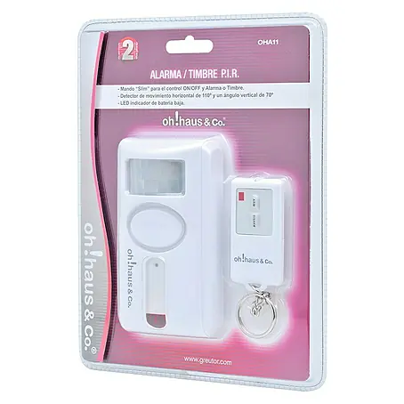 Detector de movimiento del sistema de alarma y timbre