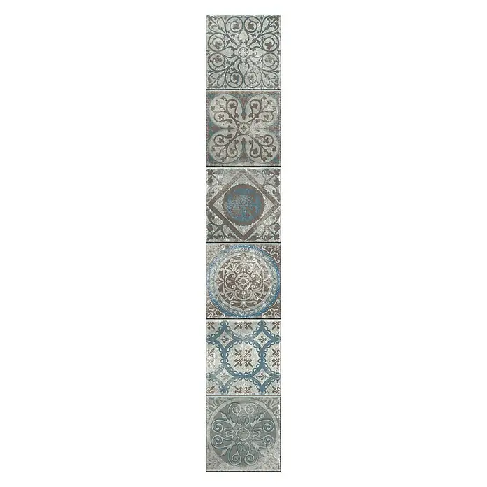 Adhesivos decorativos Azulejos Marvao - Motivo decorativo, Multicolor, 15 x 15 cm, 6 piezas