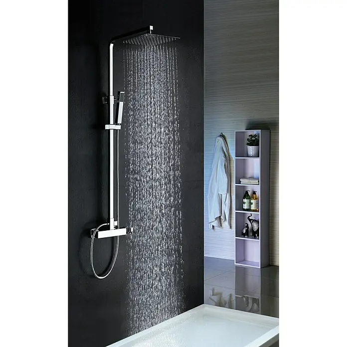 Imex Nantes Sistema de ducha - Con grifo monomando, Número de tipos de chorro: 1 ud., Cromo