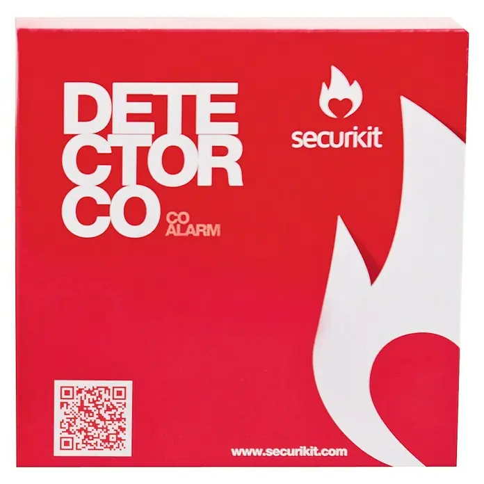 Detector de monóxido de carbono Securikit - L x An x Al: 2 x 9,5 x 4 cm