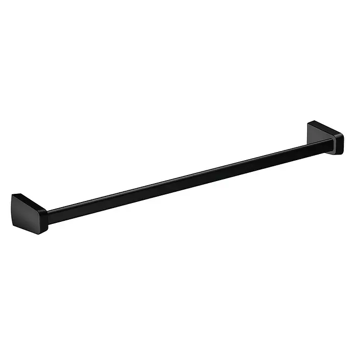 Creabath Soul Black Toallero para baño - Ancho: 55,8 cm, Negro, Mate