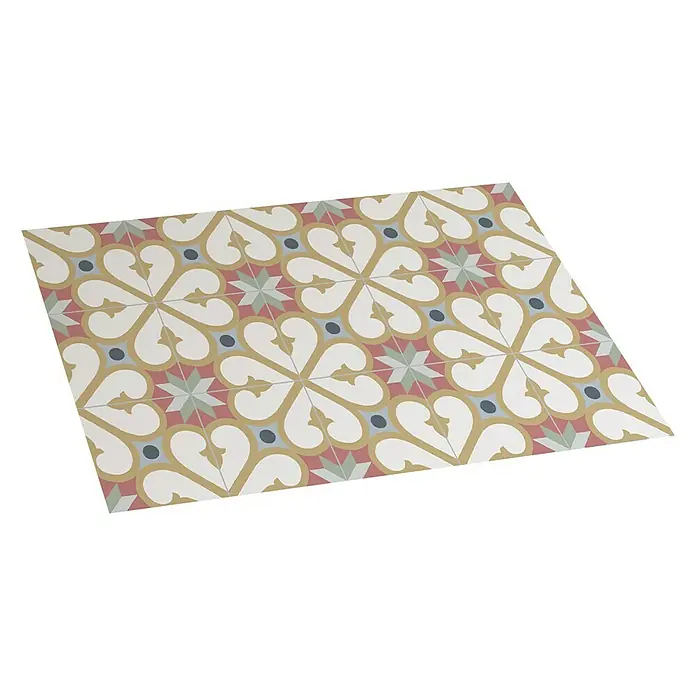 Alfombra de vinilo Croma BCN - Multicolor, 75 x 45 cm