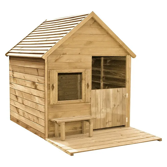 Forest-Style Caseta infantil Heidi - 164,4 x 123 x 158,5 cm, Natural