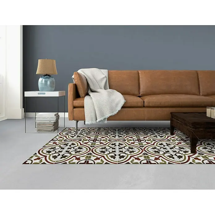 Alfombra de vinilo Mod - Multicolor, 180 x 120 cm, Vinilo