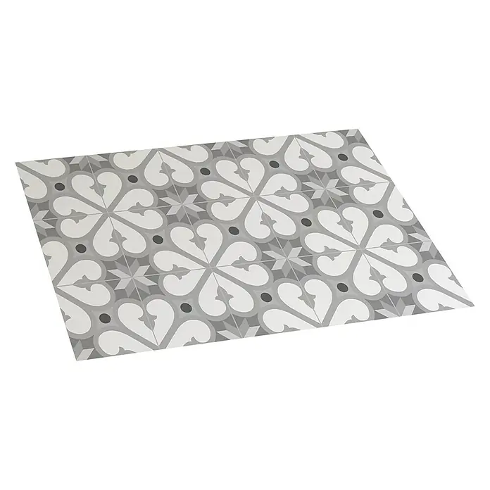 Alfombra de vinilo Croma BCN - Gris, 75 x 45 cm