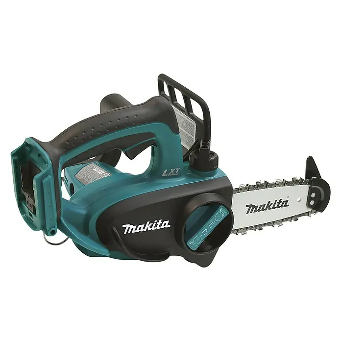 Makita Akumulatorska lančana pila DUC122Z - 18 V, Litij-ionska, Bez akumulatora, Duljina reza: 11,5 cm - Pogled sprijeda