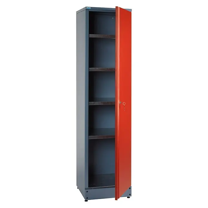 Küpper Visoki ormar - 45 x 45,5 x 180 cm, Broj vrata: 1 Kom., Broj polica: 4 Kom. - Pogled sprijeda