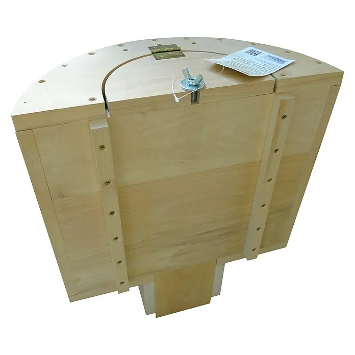 Dobar Igelhaus Meckine - 39 x 46 x 20 cm, Innenisolierung - Rückansicht