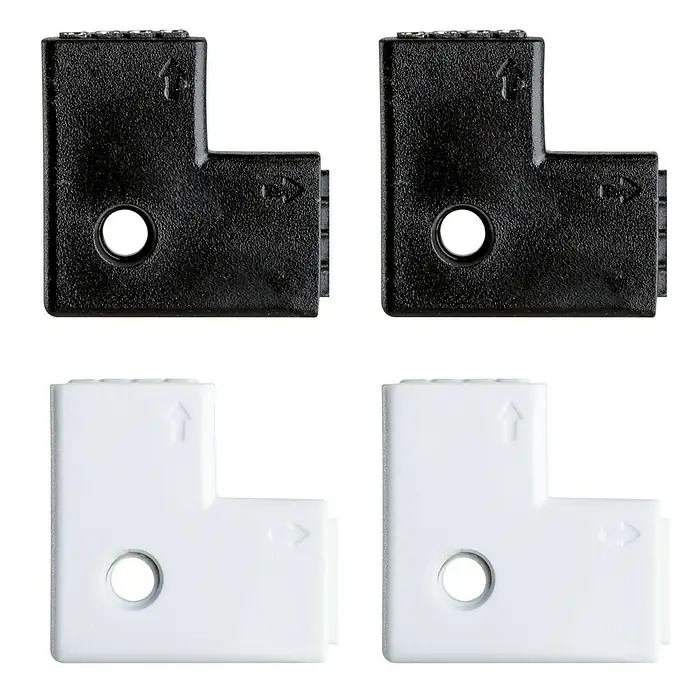 Paulmann Conector de esquina YourLED - 12 pzs. - Vista frontal