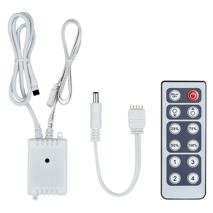 Paulmann Dimm- & Schaltcontroller MaxLED - Max. Leistung: 144 W, Kunststoff - Vorderansicht