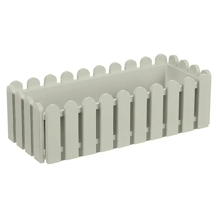 Poétic Landhaus Bewässerungsbalkonkasten Aqua Comfort - Max. Außenlänge: 50 cm, Grau - Ansicht von oben