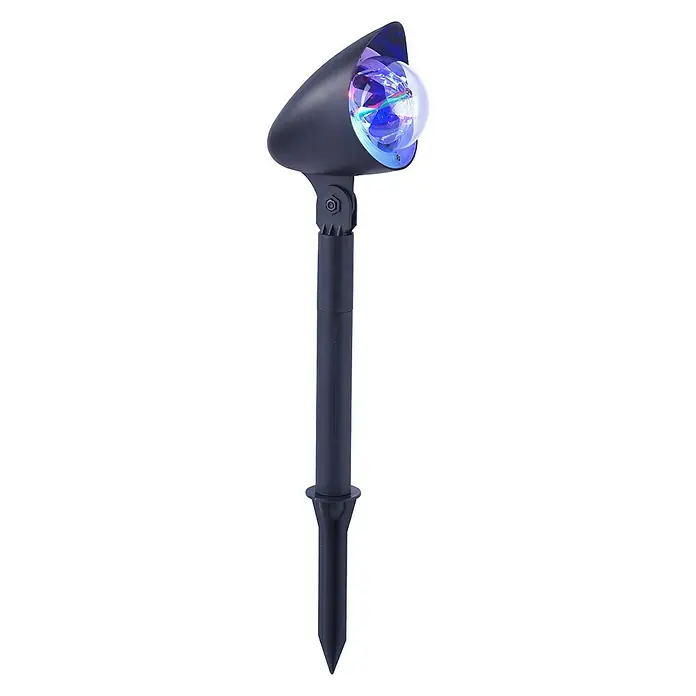LED svjetiljka na šiljku za zemlju Disco - S 1 žaruljom, 3 W, Visina: 45 cm - Pogled sprijeda