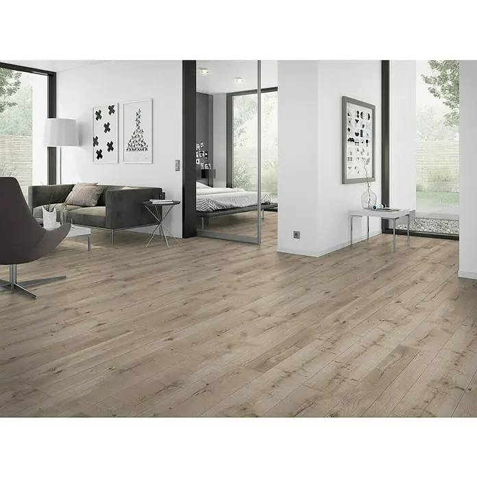 b!design Dizajnerske podne obloge Aqua Blue Barbados - 1.290 x 203 x 4,5 mm, Rustikalni pod