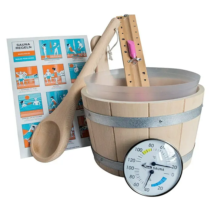 Karibu Sauna-Zubehör-Set - 6 -tlg.