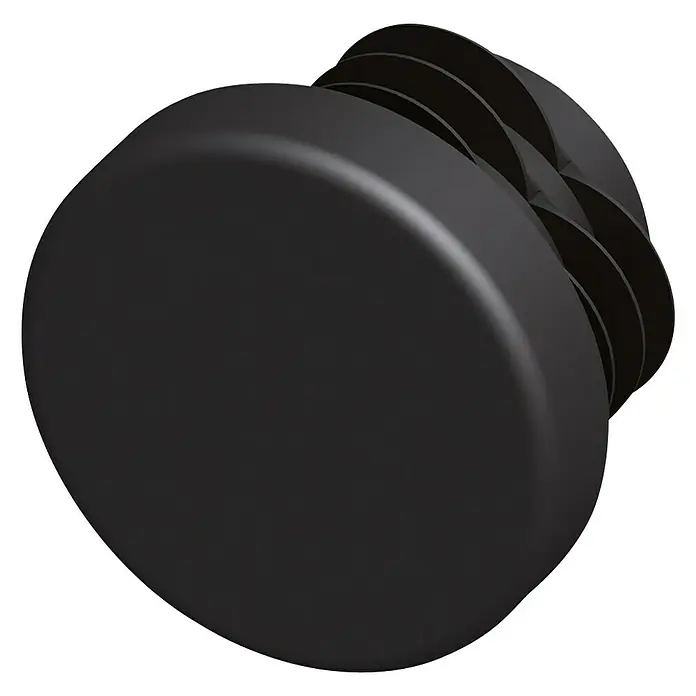 Kantoflex Lamellenstopfen - Durchmesser: 19,5 mm, Schwarz, PVC