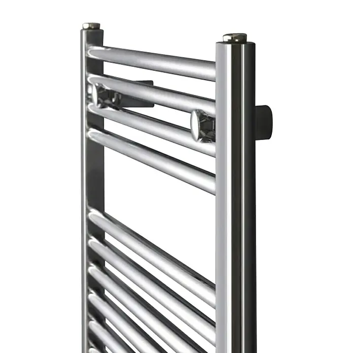 Ximax Badheizkörper C1 - 45 x 91,6 cm, Anschlüsse: Beidseitig unten, 295 W, Chrom - Detailaufnahme