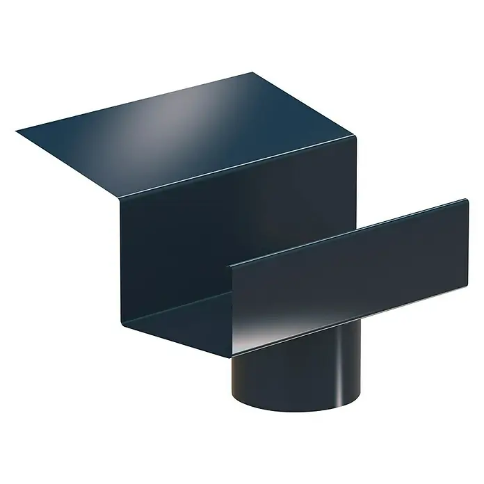 Sarei Piccolo Ablauf-Set - Nennweite: 70 mm, Aluminium, Anthrazit - Linke Seitenansicht