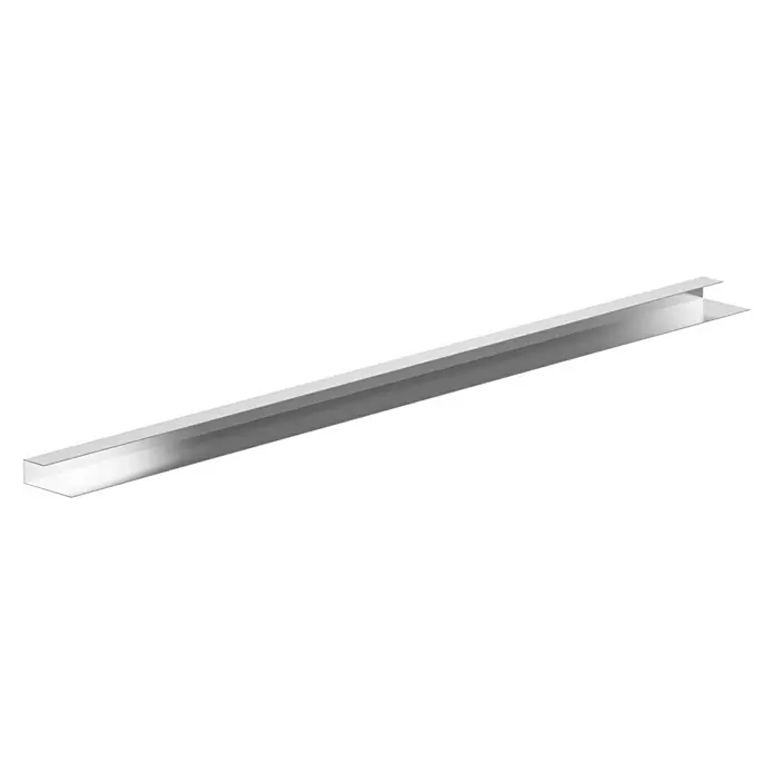 Sarei Piccolo Anschlussprofil - Zuschnittbreite: 125 mm, Länge: 2.000 mm, Aluminium, Natur - Linke Seitenansicht