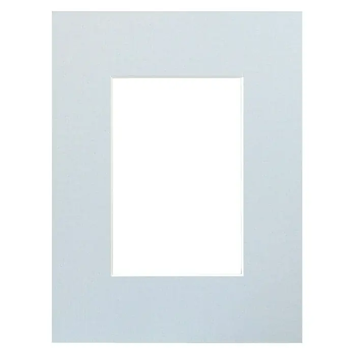 Nielsen Paspartu White Core - Svijetloplave boje, D x Š: 18 x 24 cm, Format slike: 10 x 15 cm - Pogled sprijeda