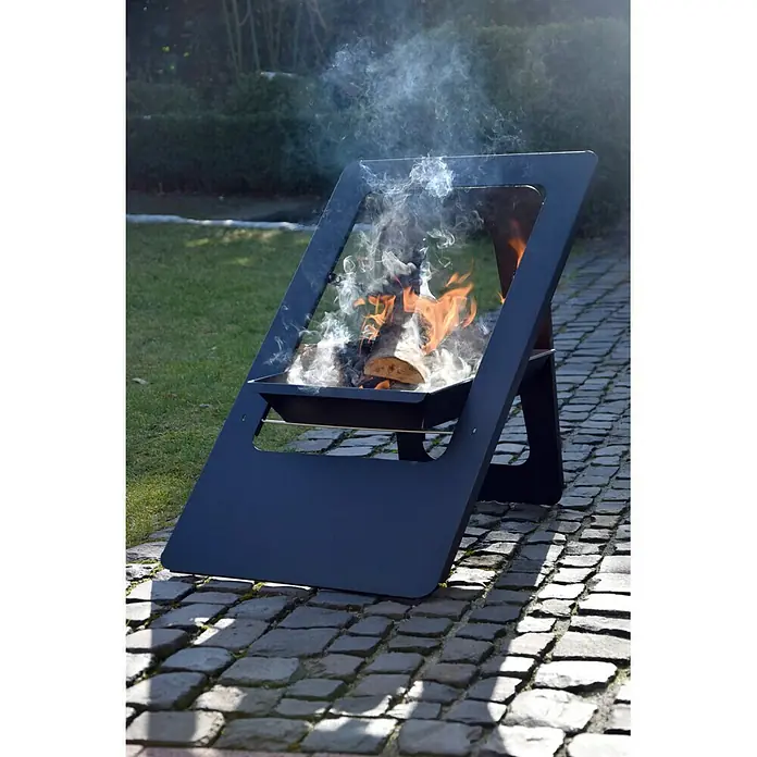 Dobar Feuerschale - 50 x 56 x 61 cm, Stahl - Vorderansicht