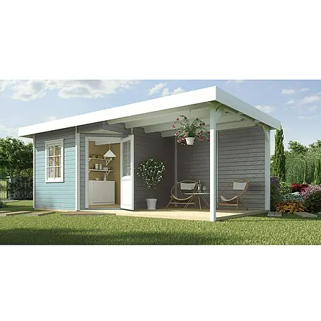 Weka  Blockbohlenhaus Fides III