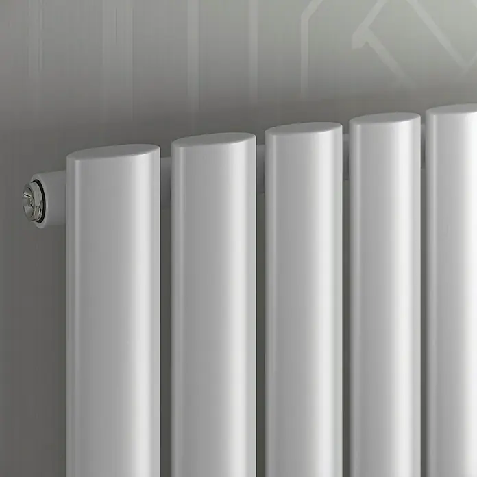 Ximax Raumheizkörper Fortuna - 58,4 x 180 cm, 1.150 W, Weiß - Detailaufnahme