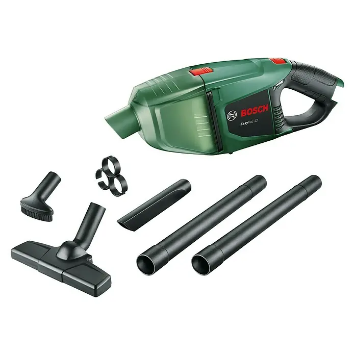 Bosch Akku-Handstaubsauger EasyVac 12 - 12 V, Li-Ionen, Ohne Akku, Luftmenge: 1.200 l/min