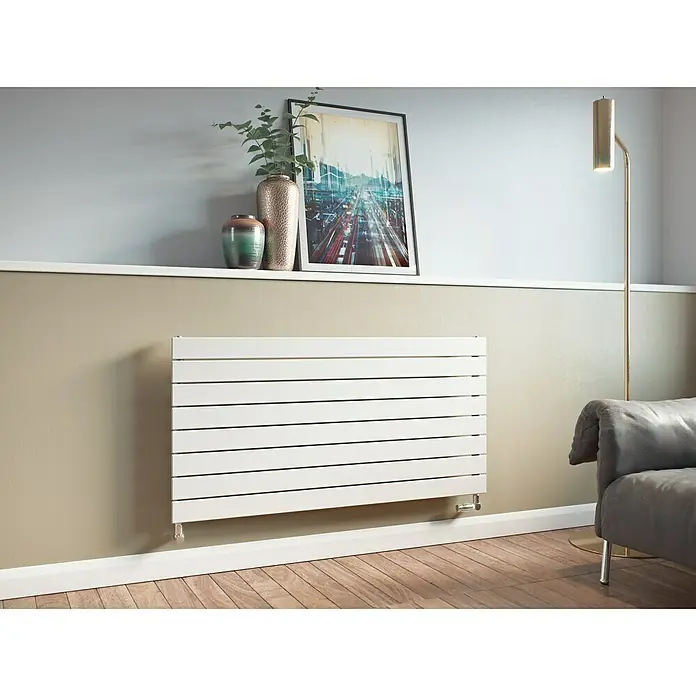 Ximax Raumheizkörper P1 Horizontal - 59,5 x 100 cm, 576 W, Weiß - Vorderansicht