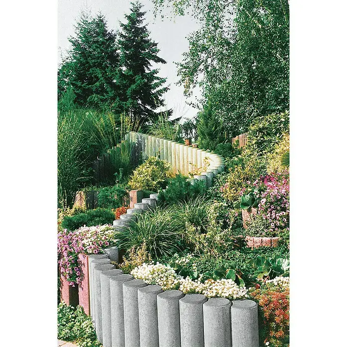 EHL Verbundpalisade - Ø x H: 11 x 60 cm, Grau, Beton