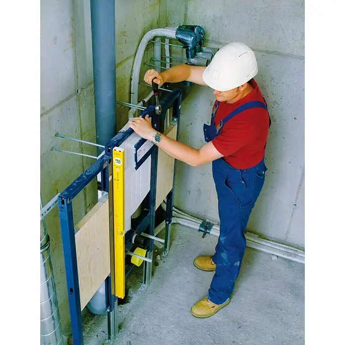 Stabila Waterpas Type 80 M Installation - Lengte: 60 cm, Aantal libellen: 2 st. - Vooraanzicht