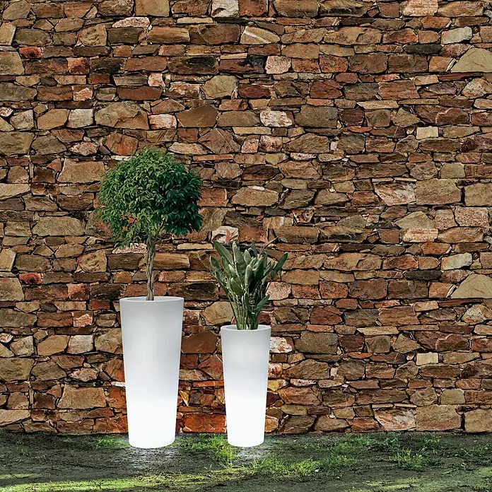 New Garden Maceta LED Ficus 80 - Polietileno, Altura: 800 mm