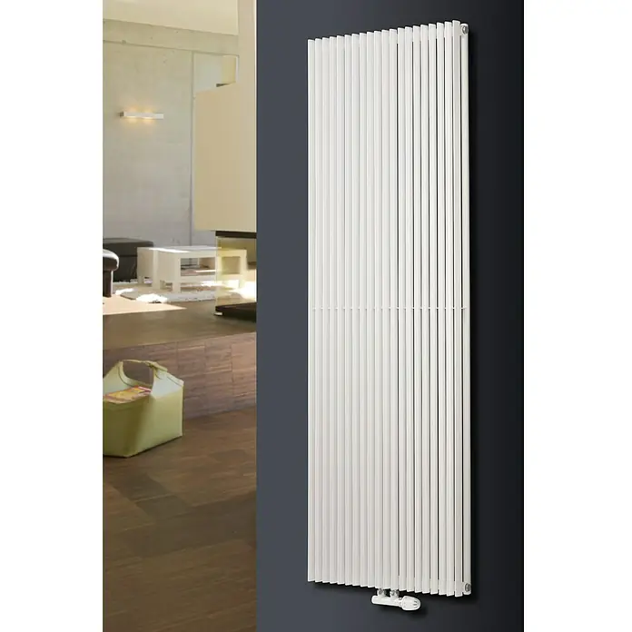 Ximax Raumheizkörper Triton Duplex - 60 x 180 cm, 2.600 W, Weiß - Vorderansicht