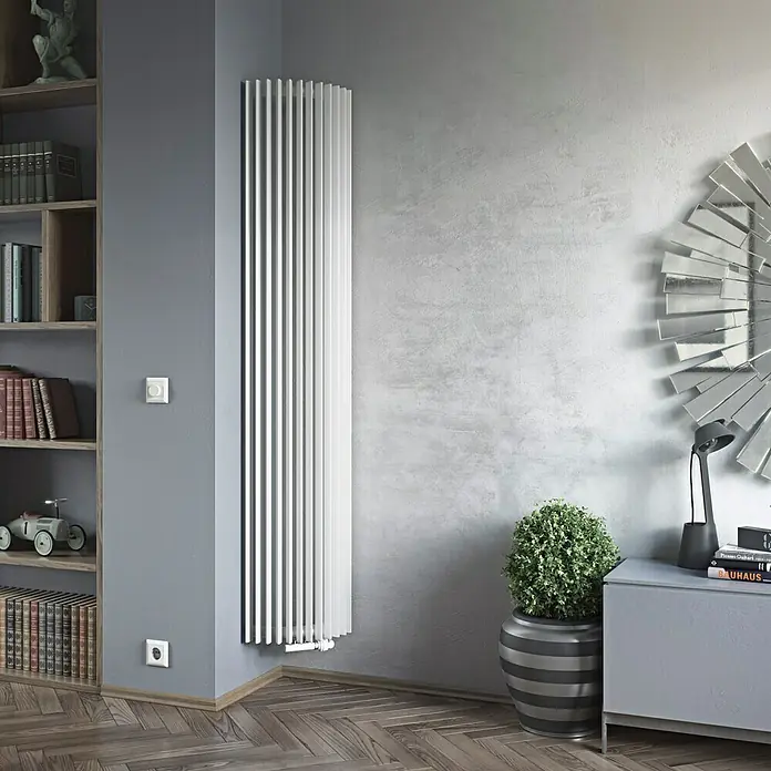 Ximax Raumheizkörper Triton-E - 34 x 180 cm, 920 W, Weiß - Vorderansicht