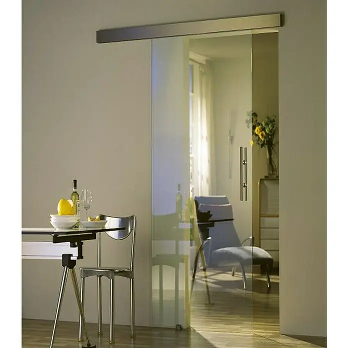 HBS Betz Herrajes para puerta corredera - Largo: 190 cm, Capacidad de carga: 80 kg