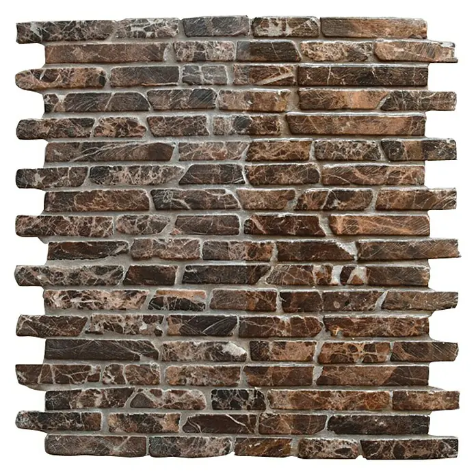 Mosaikfliese Kaiser - 29,5 x 28 cm, Braun, Matt