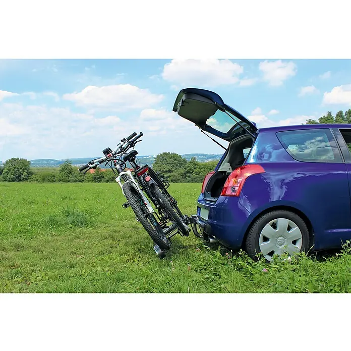 Eufab Fahrradträger Poker-F - Geeignet für: 2 Fahrräder, Traglast: 60 kg, Passend für: Fahrzeuge mit Anhängerkupplung