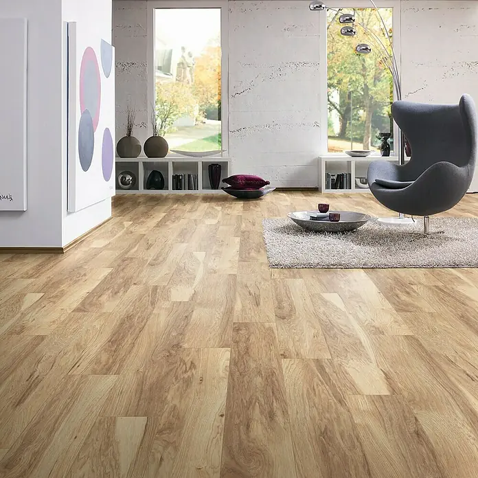 LOGOCLIC Uzorak Vinto Hickory Casale - 296 x 195 x 1 mm, Rustikalni pod - Živopisni prikaz