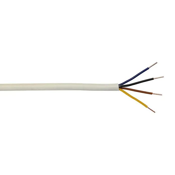 Kabel za zvono - Tip kabela: YR, 10 m, Bijele boje - Pogled sprijeda