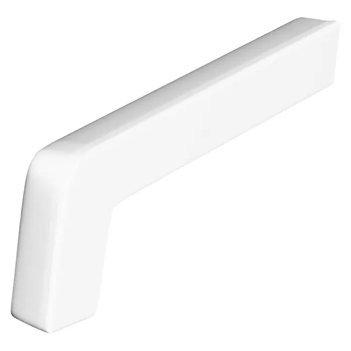 Sarei Sustav bočnih profila - PVC, Bijele boje, 90 x 30 x 40 mm, 2 Kom. - Pogled sprijeda